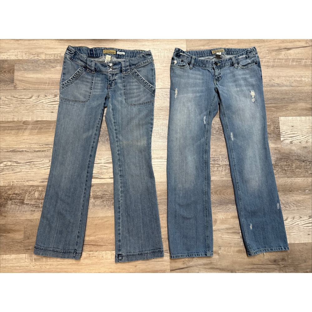 Old Navy Maternity Bootcut Stretch Women's Blue Jeans Size XS